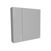 NAOMI, TON 70 NATURAL WOOD, DULAPIOR SUSPENDAT CU OGLINDA SI 2 USI, 70X70X13CM, 546750